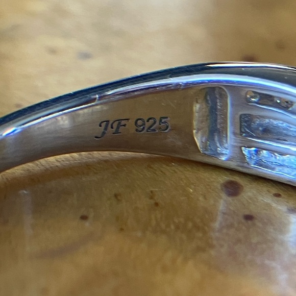 Swarovski Crystal Sterling Silver Ring Size 9 - Picture 6 of 9